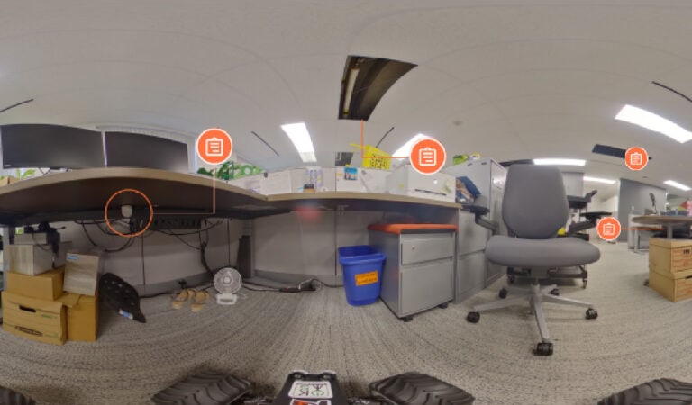 360 Photos of Occupational Sensor and Security Sensor Placement