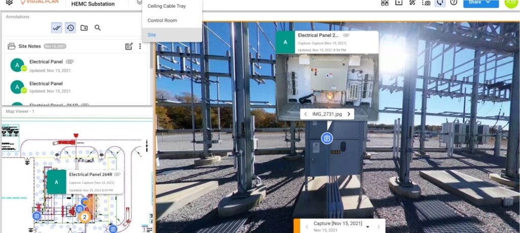 Digital twins asset tagging on oil and gas substation